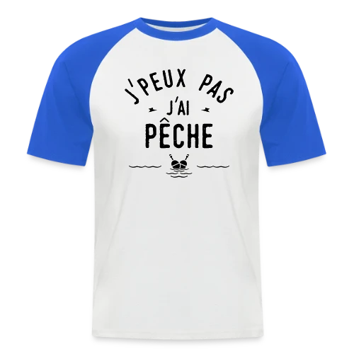 J'peux Pas, J'ai Pêche ! - T-shirt baseball manches courtes Homme