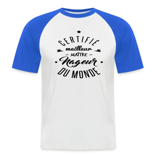 T-shirt Le Meilleur Maître-Nageur - T-shirt baseball manches courtes Homme
