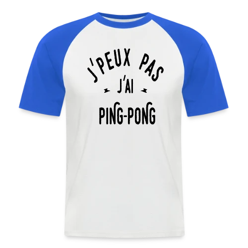 J'peux Pas, J'ai Ping Pong ! - T-shirt baseball manches courtes Homme