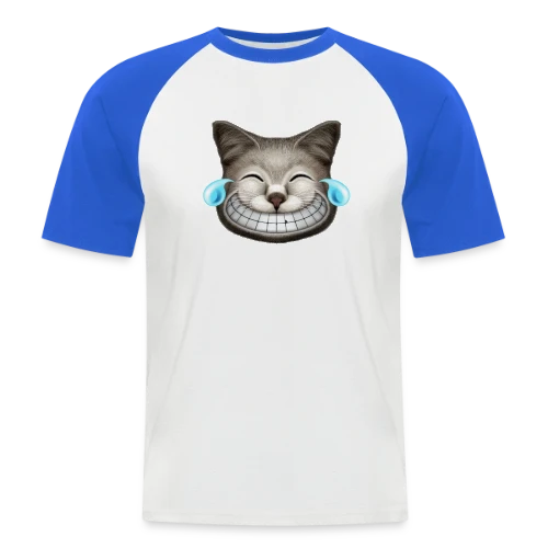 Chat Hilarant Explosion Rires - T-shirt baseball manches courtes Homme