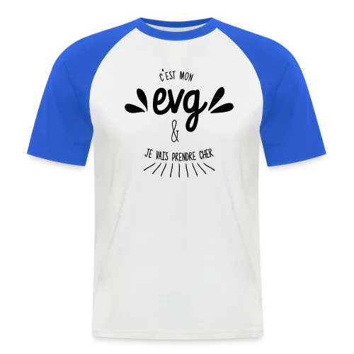 C'est Mon EVG Humour - T-shirt baseball manches courtes Homme