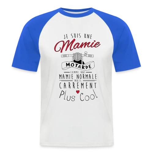 Mamie Motarde Super Cool - T-shirt baseball manches courtes Homme
