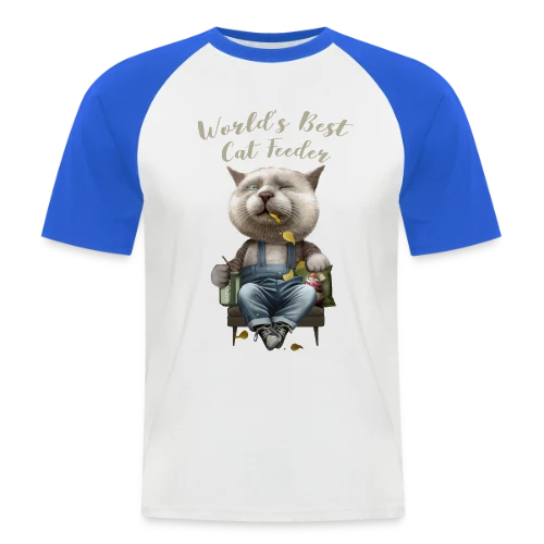 Meilleur Nourrisseur de Chats - T-shirt baseball manches courtes Homme