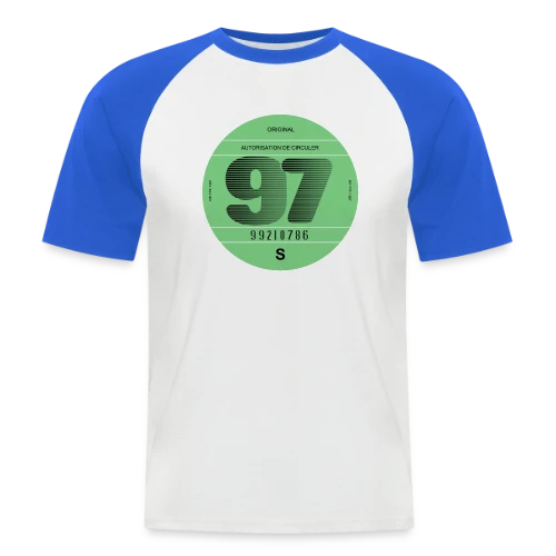 France Rétro 1997 : L'Icône Automobile Vintage - T-shirt baseball manches courtes Homme