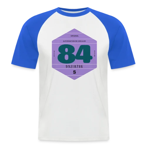 T-shirt Vignette Automobile 1984 Rétro France - T-shirt baseball manches courtes Homme