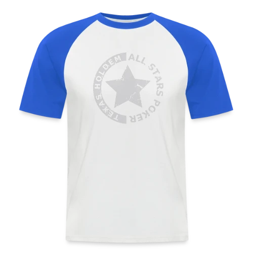 Poker All Stars: Texas Hold'em Légendes - T-shirt baseball manches courtes Homme