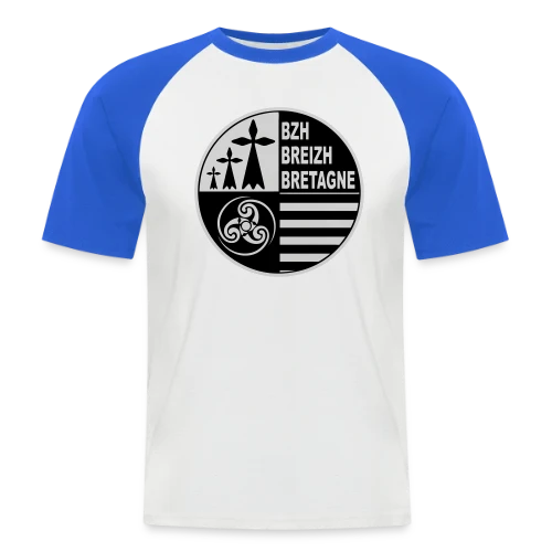 Emblème Breton Breizh - T-shirt baseball manches courtes Homme