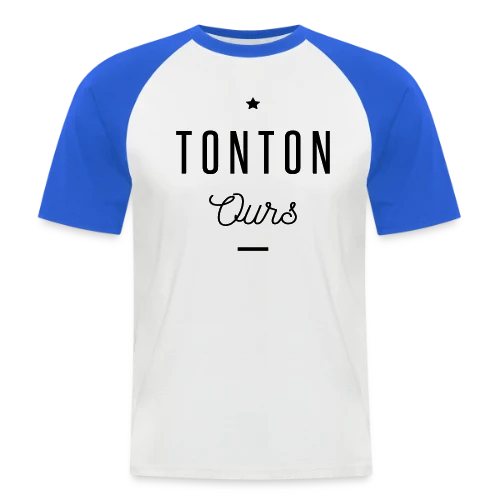 Tonton Ours - T-shirt baseball manches courtes Homme