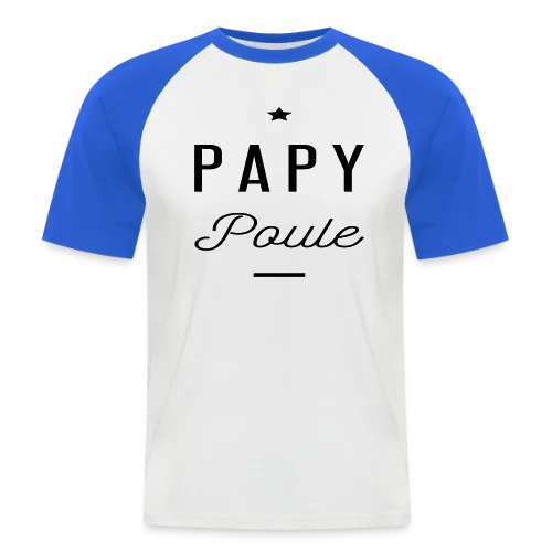 PAPY POULE - T-shirt baseball manches courtes Homme