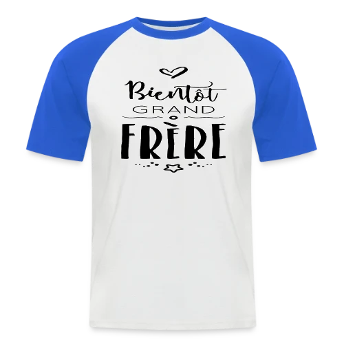 Bientôt Grand Frère - T-shirt baseball manches courtes Homme