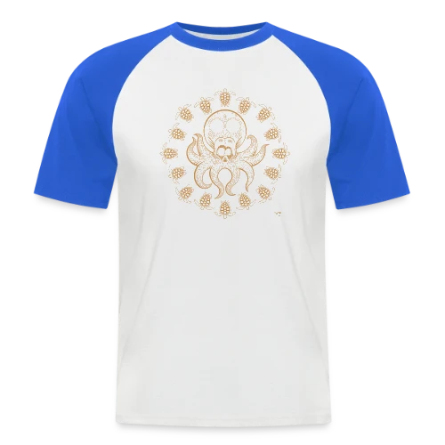 Crâne Poulpe - T-shirt baseball manches courtes Homme