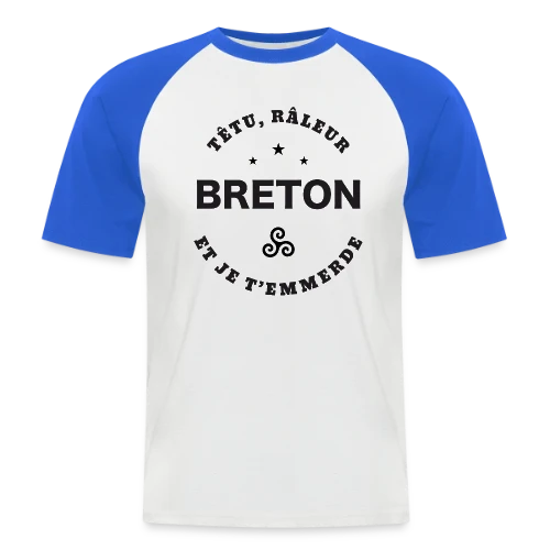 Breton Têtu et Râleur - T-shirt baseball manches courtes Homme