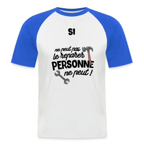Le Cadeau Inattendu - T-shirt baseball manches courtes Homme
