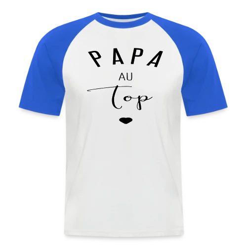 PAPA AU TOP - T-shirt baseball manches courtes Homme
