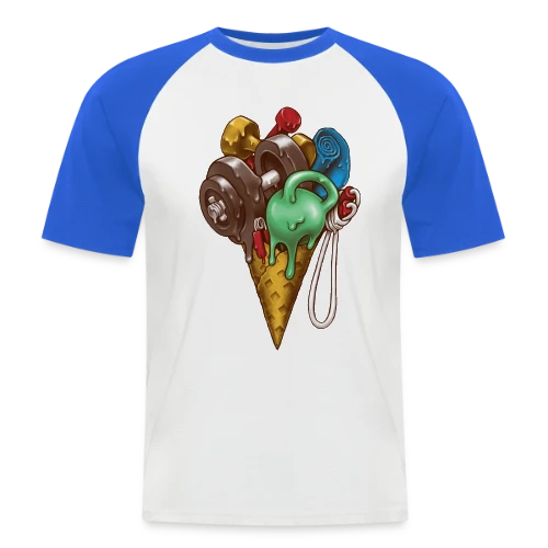 Fitness Givré - T-shirt baseball manches courtes Homme