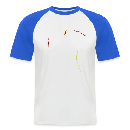 Silhouette Cavalière Abstraite - T-shirt baseball manches courtes Homme