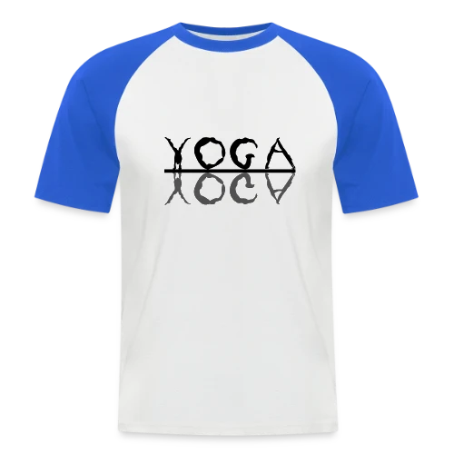T-Shirt Yoga: L'Essence du Bien-être - T-shirt baseball manches courtes Homme