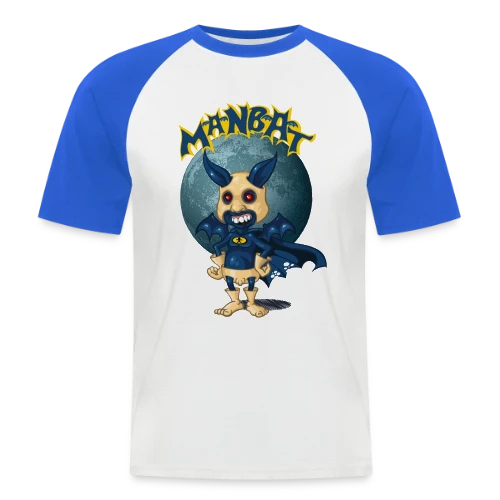 Man-Bat - Le Super Héros Volant - T-shirt baseball manches courtes Homme