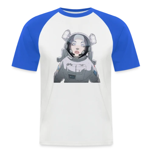 Astronaute Féminine Espace - T-shirt baseball manches courtes Homme