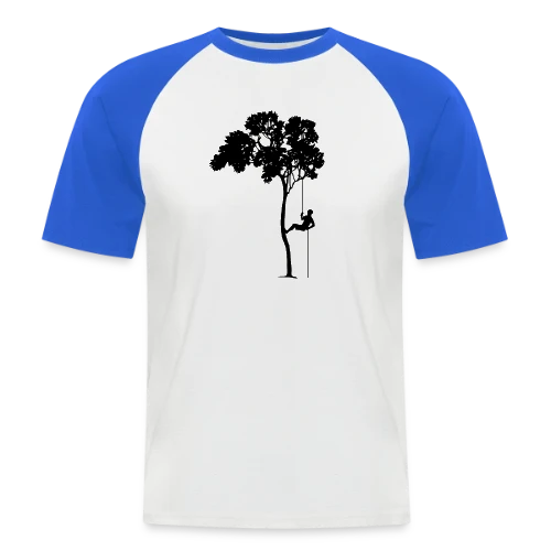 T-shirt Passion Grimpeur d'Arbre & Abseil - T-shirt baseball manches courtes Homme