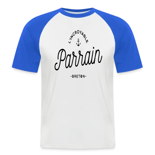 T-Shirt 'L'Incroyable Parrain Breton' - Fier de ses Racines - T-shirt baseball manches courtes Homme