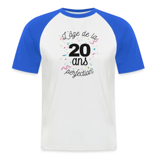 20 Ans : L'Âge de la Perfection - T-shirt baseball manches courtes Homme