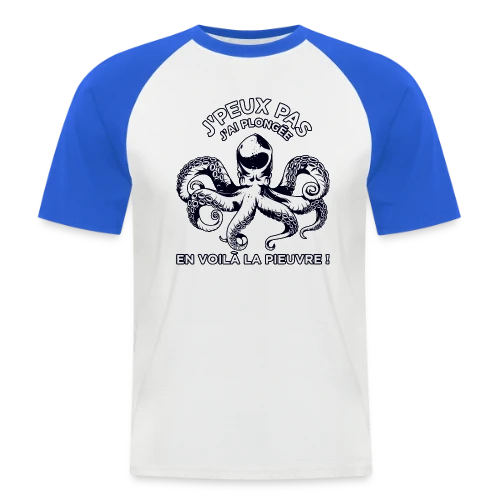 J'peux pas J'ai Plongée ! | T-Shirt Passion Sous-Marine - T-shirt baseball manches courtes Homme