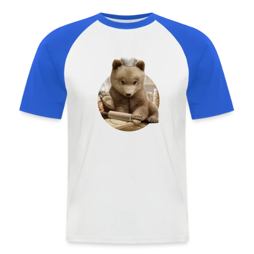 Ourson Chef - T-shirt baseball manches courtes Homme