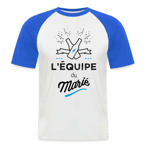 EVG L'Équipe du Marié - T-shirt baseball manches courtes Homme