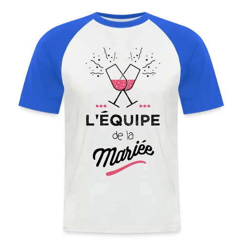 T-shirt "Équipe de la Mariée" | EVJF - T-shirt baseball manches courtes Homme