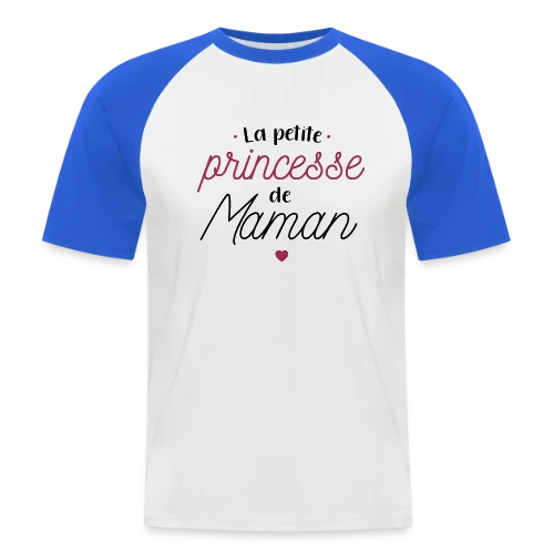 Ma Petite Princesse de Maman - T-shirt baseball manches courtes Homme