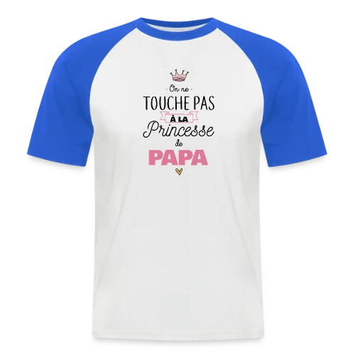 Ma Princesse de Papa - T-shirt baseball manches courtes Homme