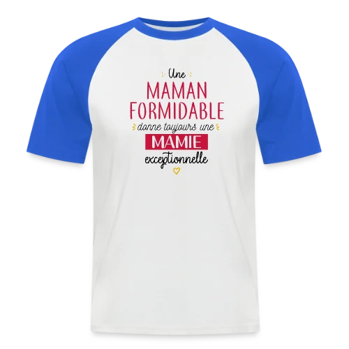 T-shirt Mamie Exceptionnelle - T-shirt baseball manches courtes Homme