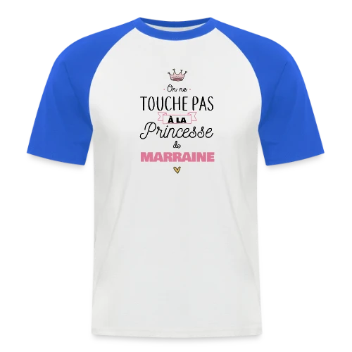 Ma Princesse de Marraine - T-shirt baseball manches courtes Homme