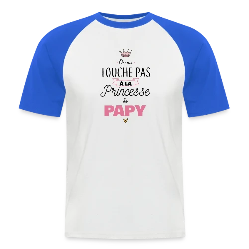 La Princesse de Papy - T-shirt baseball manches courtes Homme
