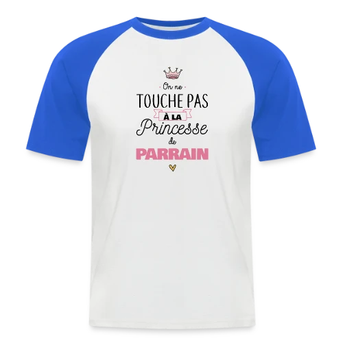 Ma Princesse de Parrain - T-shirt baseball manches courtes Homme