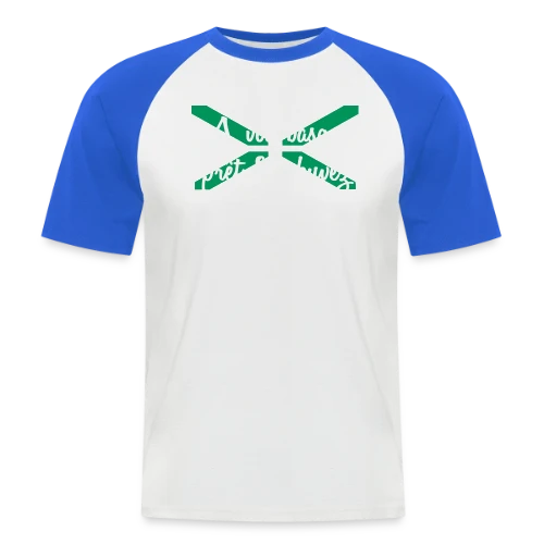 À Vos Basques, Prêt, Feu, Buvez ! - Humour Basque - T-shirt baseball manches courtes Homme