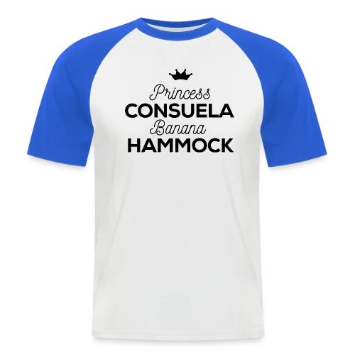 Princess Consuela Banana Hammock - T-shirt Culte Friends - T-shirt baseball manches courtes Homme