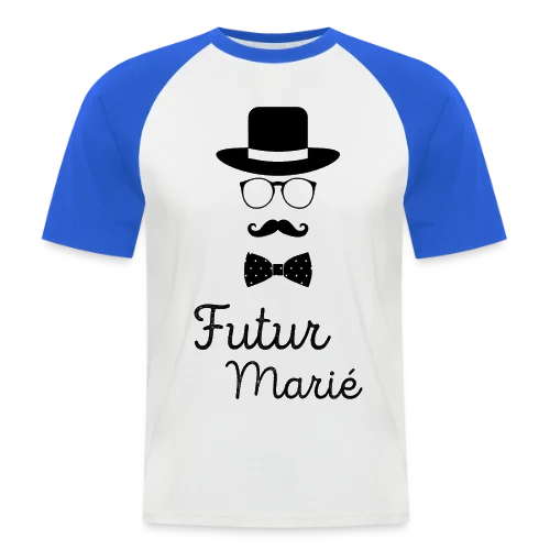 Futur Marié Dandy Chic - T-shirt baseball manches courtes Homme