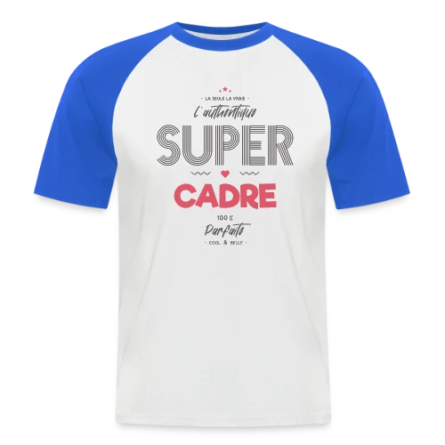 L'Authentique Super Cadre - T-shirt baseball manches courtes Homme