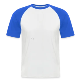 Maquette de T-shirt baseball manches courtes Homme « T-shirt Humour Geek: 'J'peux pas, j'dois gamer' » à imprimer et personnaliser