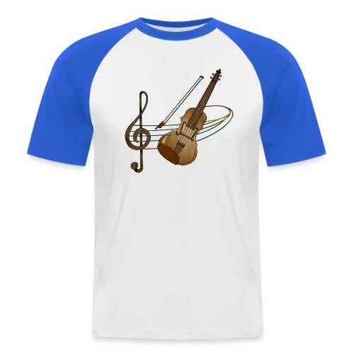 Passion Musique - T-shirt baseball manches courtes Homme