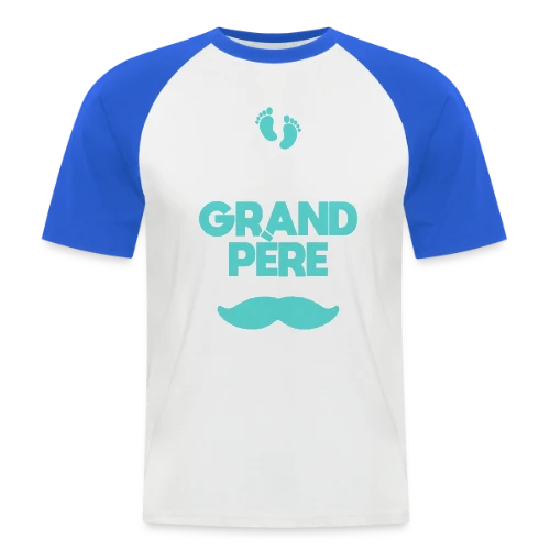 T-shirt 'Je Vais Être Grand-Père' - Annonce Fierté Bébé - T-shirt baseball manches courtes Homme