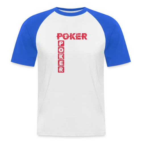 La Vie est un Poker - T-shirt baseball manches courtes Homme