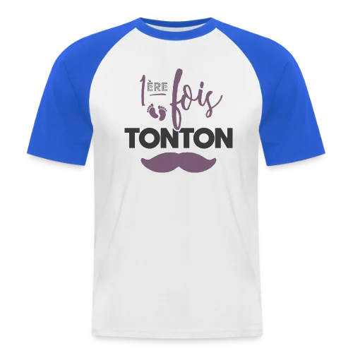 Tonton Première Fois : La Fierté Assumée - T-shirt baseball manches courtes Homme