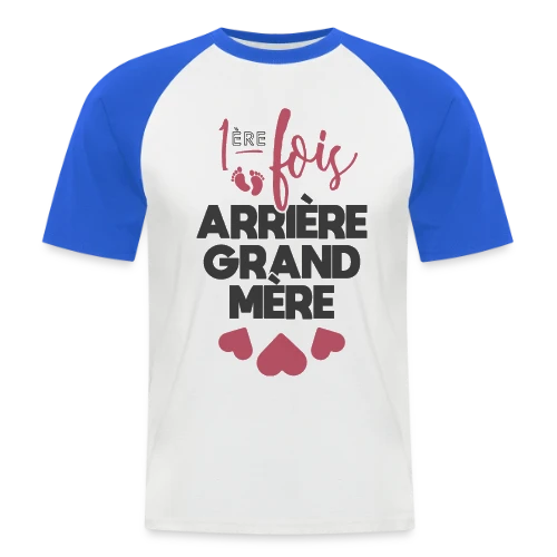 T-shirt Future Arrière-Grand-Mère Fière - T-shirt baseball manches courtes Homme