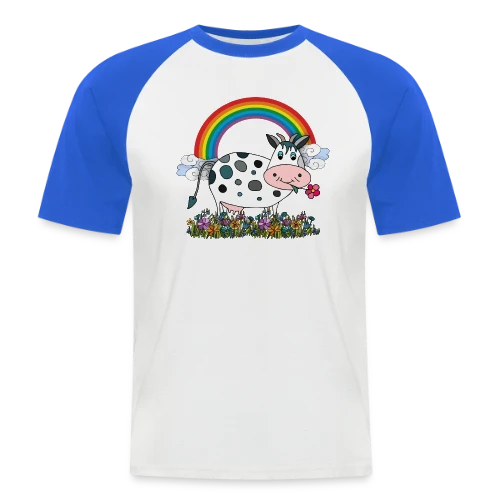 La Vache Coquette - T-shirt baseball manches courtes Homme