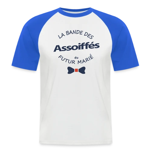 La Bande des Assoiffés du Marié - T-shirt baseball manches courtes Homme