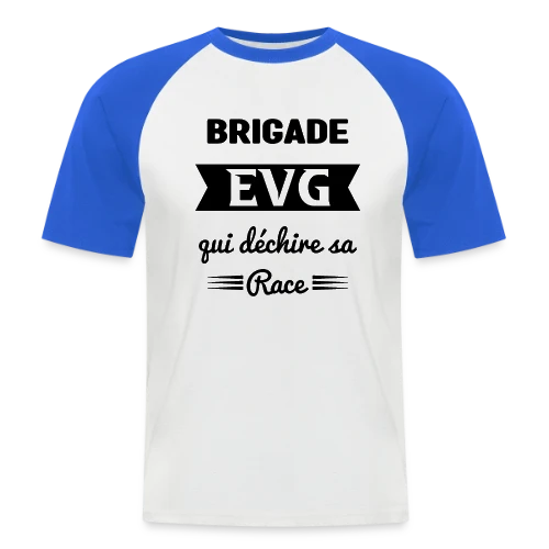 Brigade EVG qui déchire - T-shirt baseball manches courtes Homme