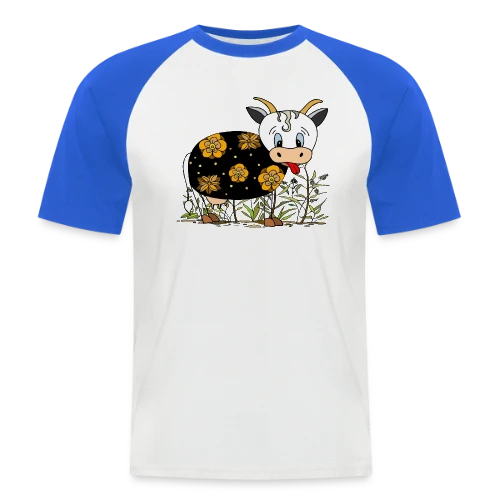 La Vache Joyeuse - T-shirt baseball manches courtes Homme